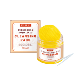 EELHOE Turmeric Exfoliating Cleansing Pad Repairs And Nourishes The Delicate Skin Of The Face, Gently Cleanses And Purifies (Option: 1pcs)